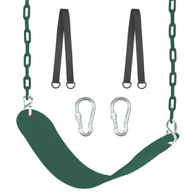 Nostify sensory swing seat with 66 inch heavy duty chain for family outdoor play.