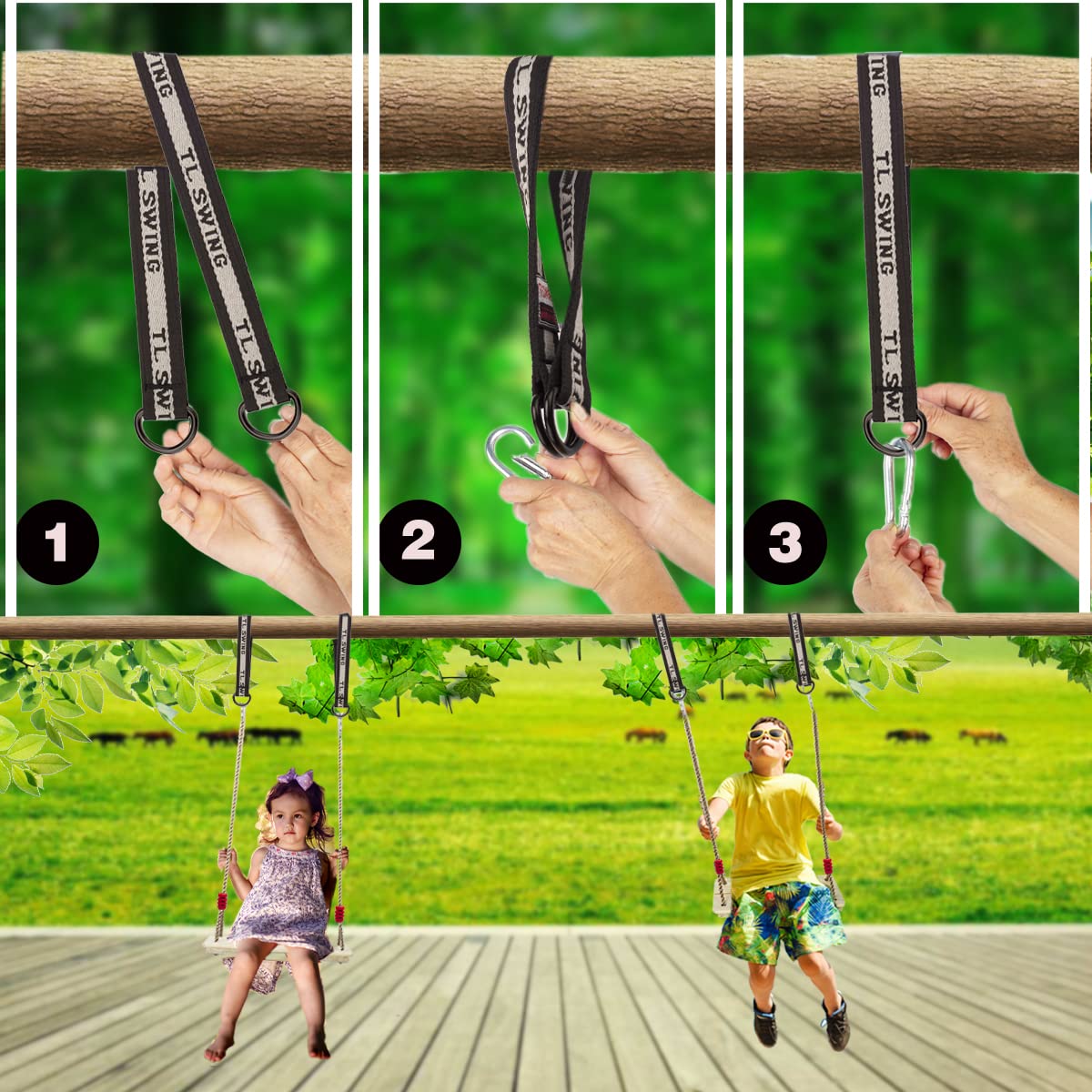 NOSTIFY backyard tree swing adds nostalgic charm to your patio