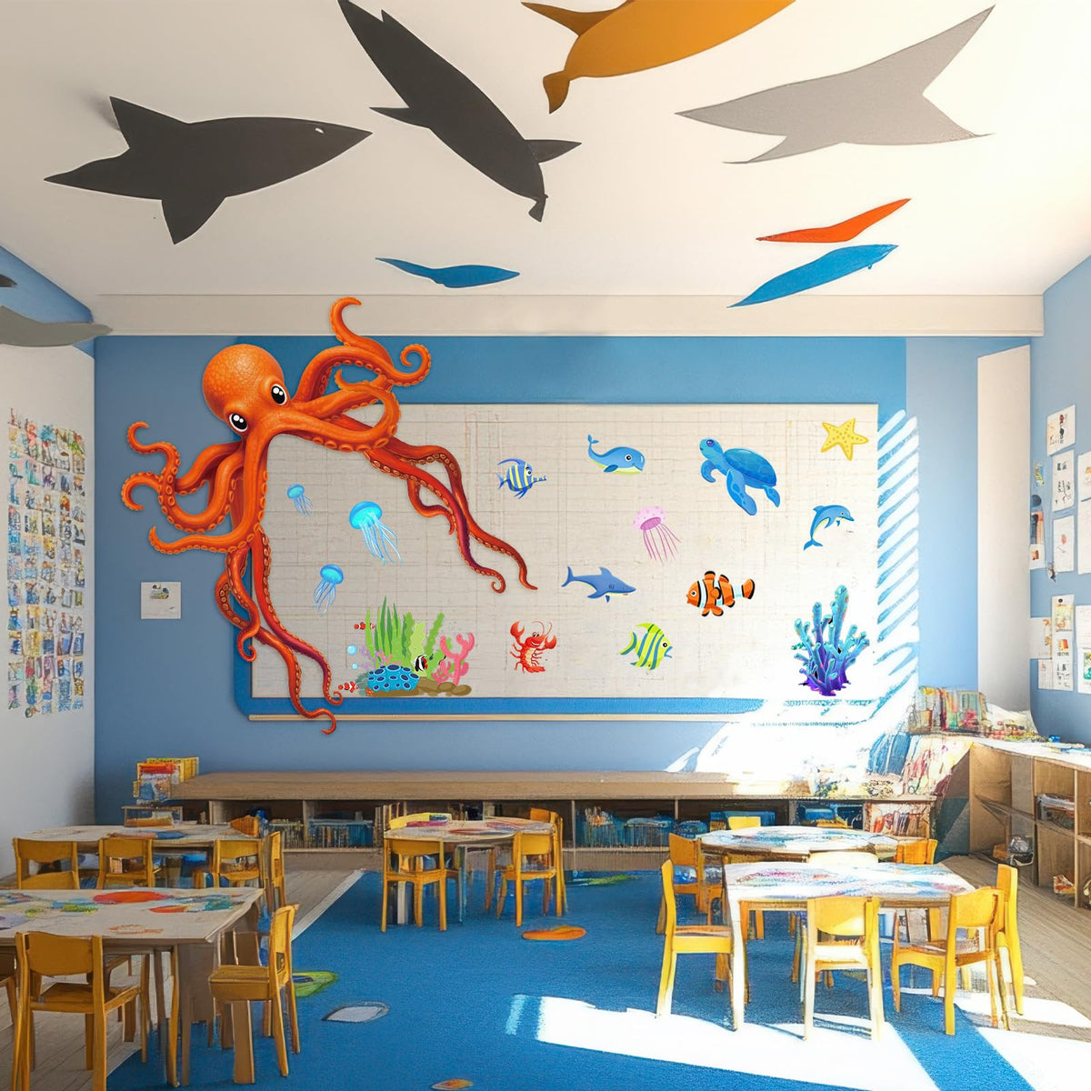 Novabright Octopus close-up artwork highlights lifelike tentacles for striking photo opportunities.