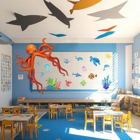 Novabright Octopus close-up artwork highlights lifelike tentacles for striking photo opportunities.