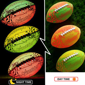 NovaEdge glow football durable inflatable construction for rugged backyard games