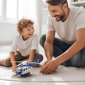 NOVAFUSION Kids Helicopter Blue play-time gift appeals to kids aged 4-7.