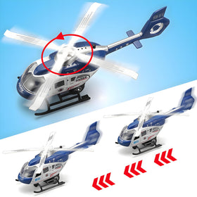 NOVAFUSION Kids Helicopter Blue rotating propeller mimics real aviation dynamics.