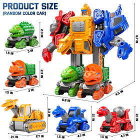 Novaluki dinosaur-robot transformation encourages spatial reasoning and problem-solving.