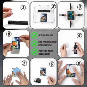 NOVATRA Professional Card Repair Kit card press system for flat, presentation-ready cards