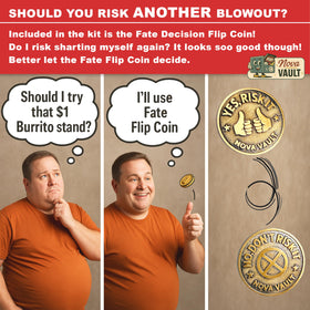 Nova Vault fate flip coin adds spontaneity to games and dares