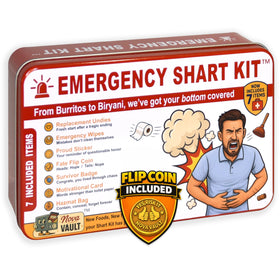 Nova Vault funny emergency shart kit wet wipes for quick cleanup after a prank