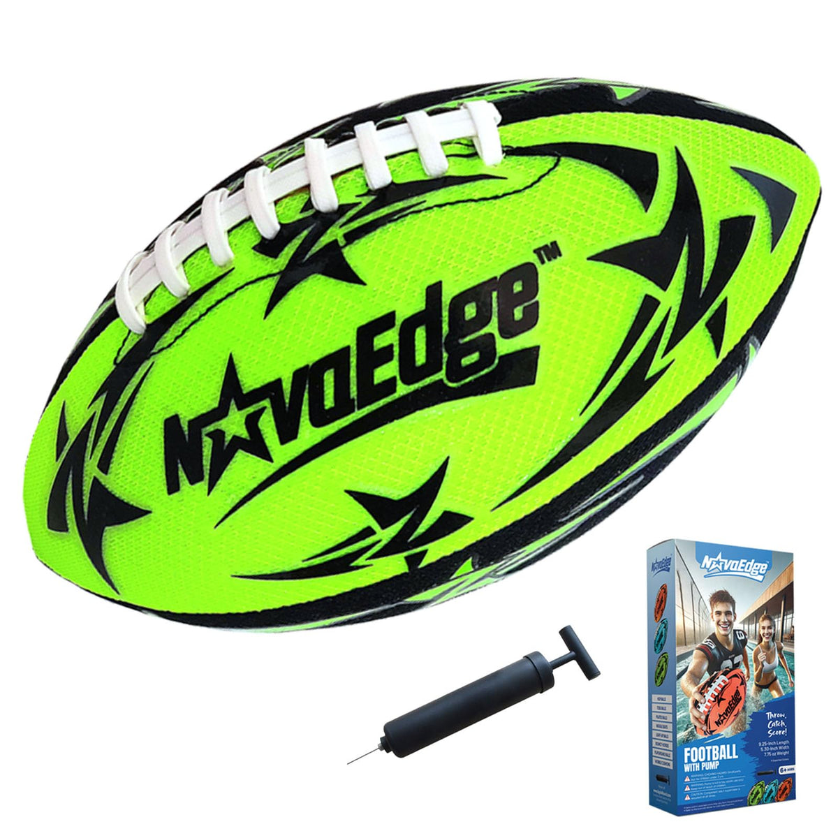 NovaEdge Hydro Water Football with waterproof cover for pool and outdoor play
