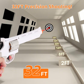 NOVOCA 357 toy revolver metal-effect shells with realistic details