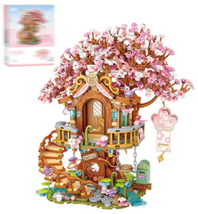 Noziaa Japanese Sakura Tree House blocks for elegant home decor.