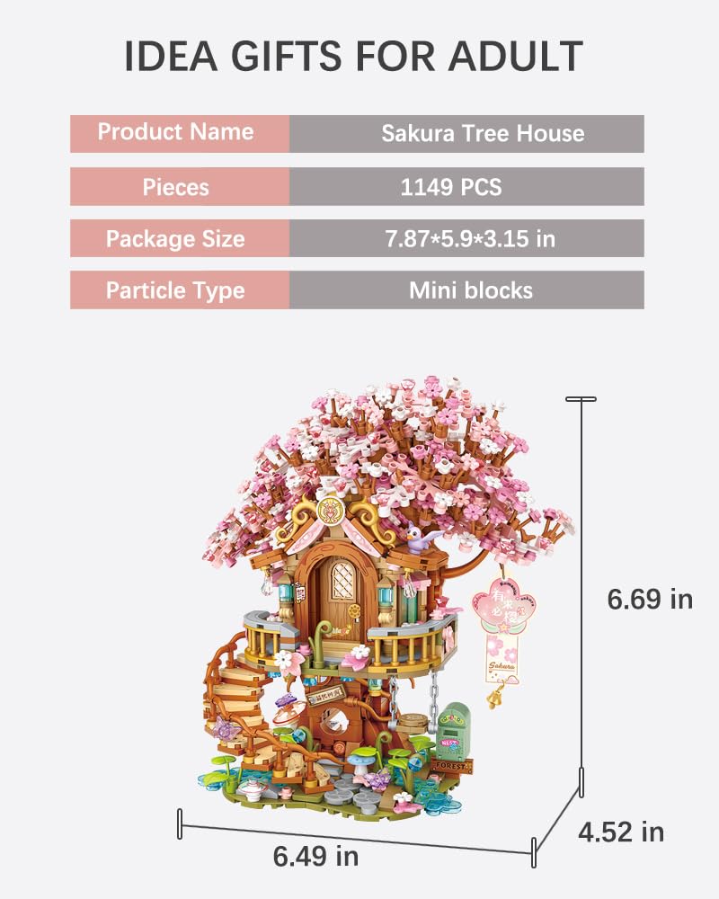 Noziaa pink cherry tree bonsai detail highlighting lifelike petals.