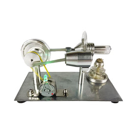 N/P Qing Shuang Stirling engine CNC frame showcases precise craftsmanship for classroom demonstrations