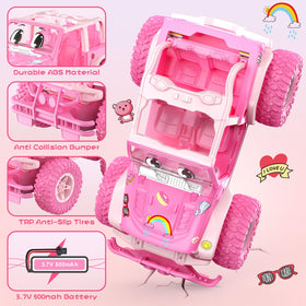 NQD RC car with stickers enables kids to personalize their ride