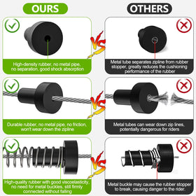 NTR zipline brake installs in minutes with no tools