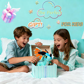 NTSPFU Durable embroidered dragon plush with reinforced tail for daily use.