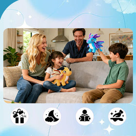 NTSPFU Lightweight dragon plush ten-inch, easy to carry on trips.