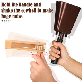 Nuanchu spinning ratchet in action creates crackling sounds.