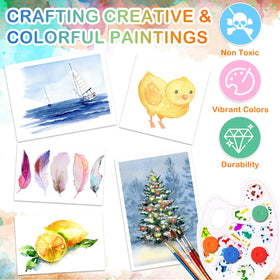 Nuanchu tempera paint cakes anti-crack formulation — durable, crack-free color delivery