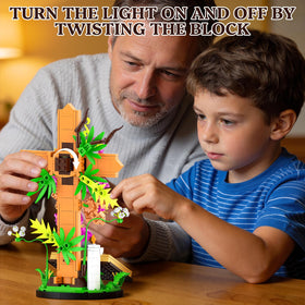 Nubee ABS material bricks with smooth edges for safe family play.