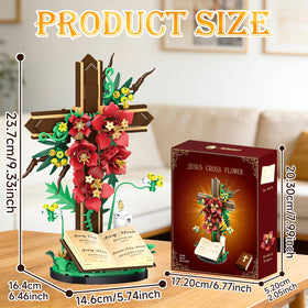 Nubee Jesus Cross detail with open Bible element highlighting meaningful storytelling.