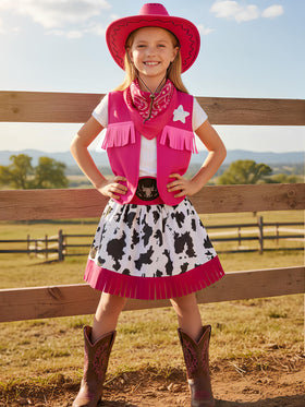 Nuehoryu patterned bandana for coordinated western look