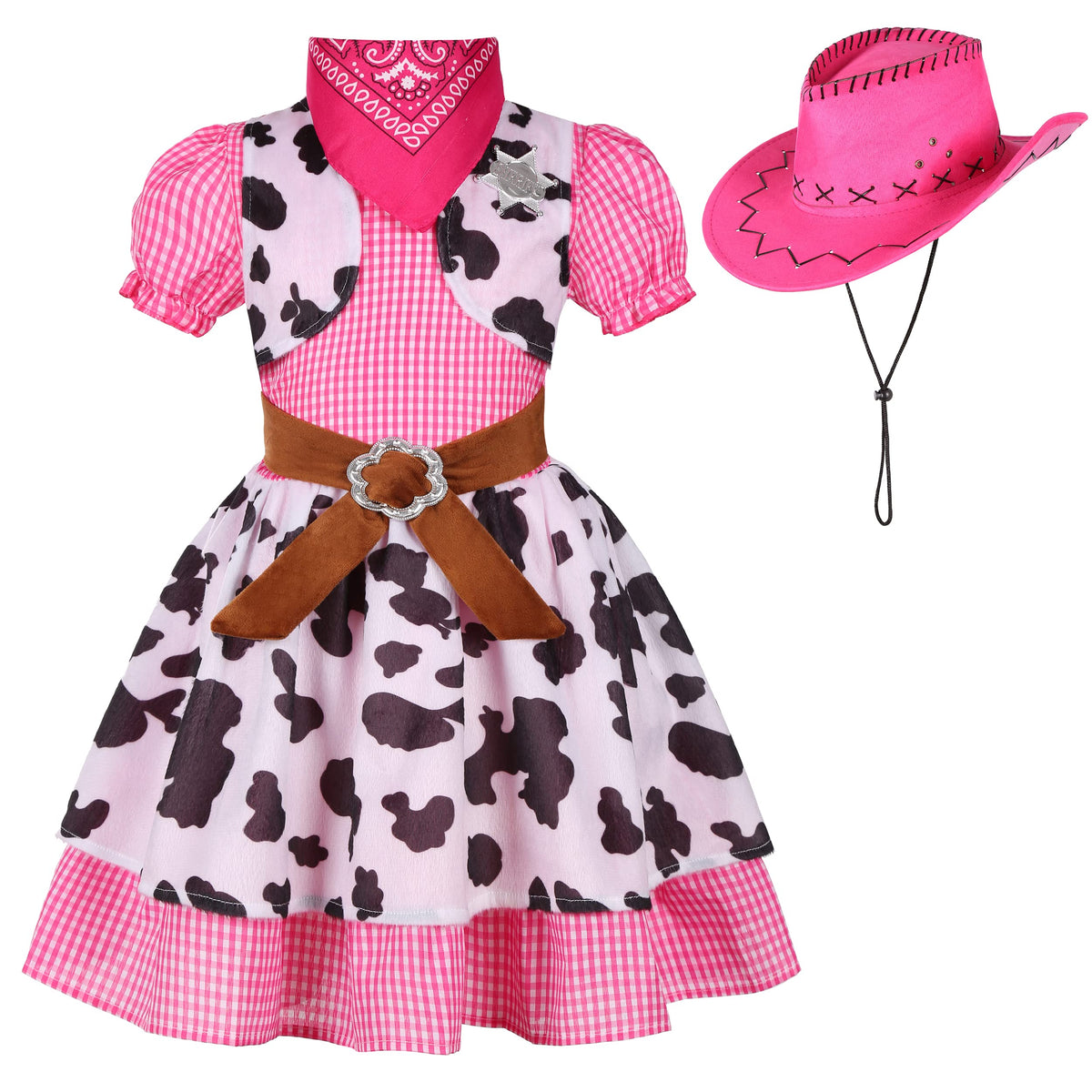 Nuehoryu pink bandana as versatile costume accessory.