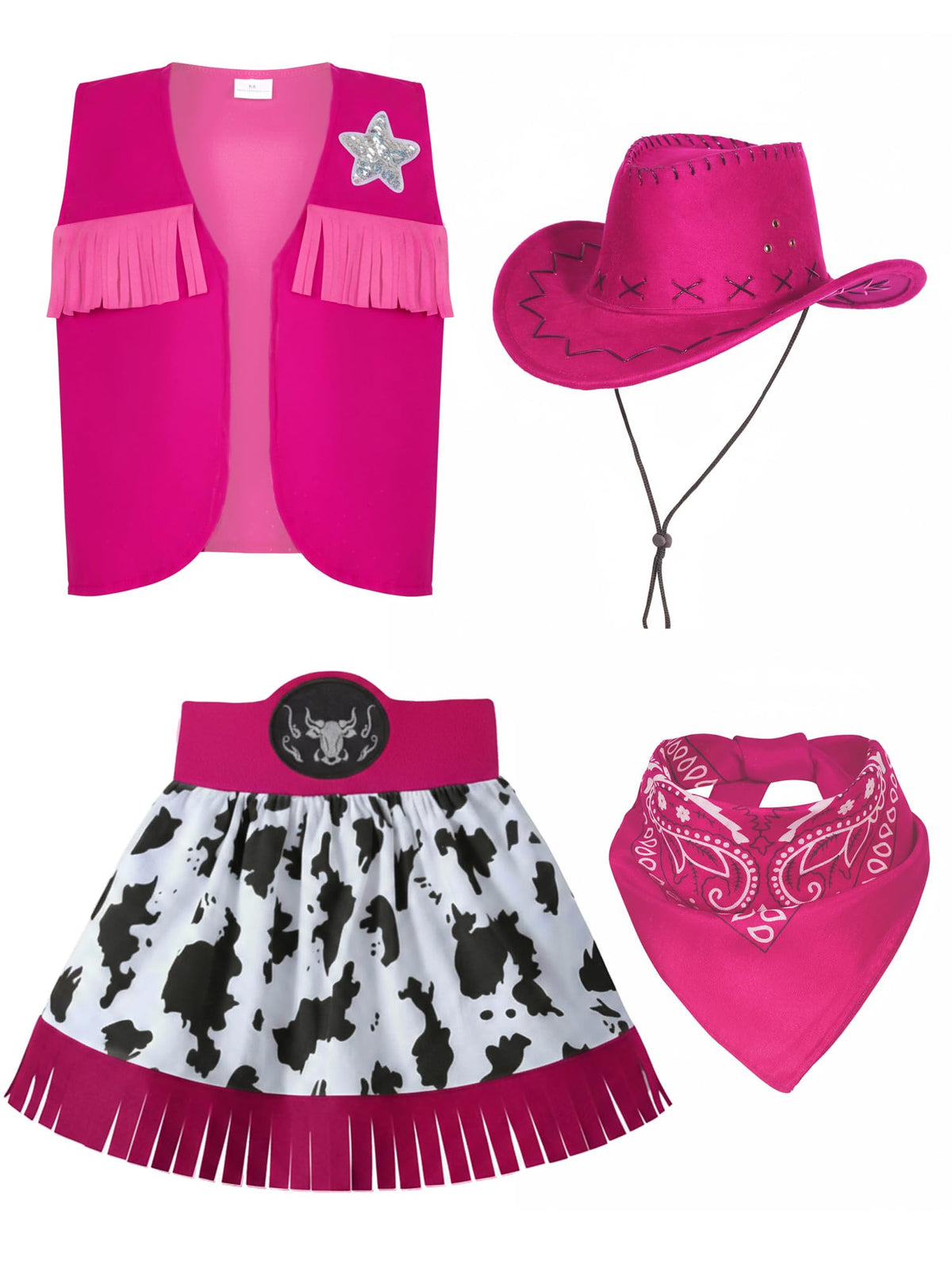 Nuehoryu complete 4-piece cowgirl set ready for play