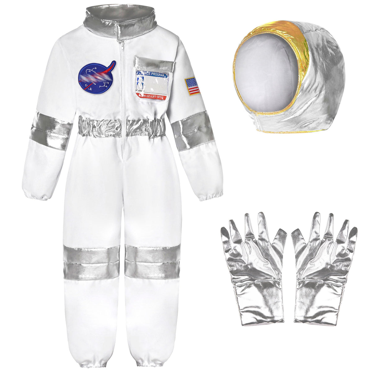 Nuehoryu Kids Astronaut Costume hat completes the space look for imaginative play