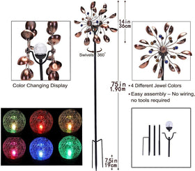 NUENUN glass ball LED providing vibrant nighttime glow