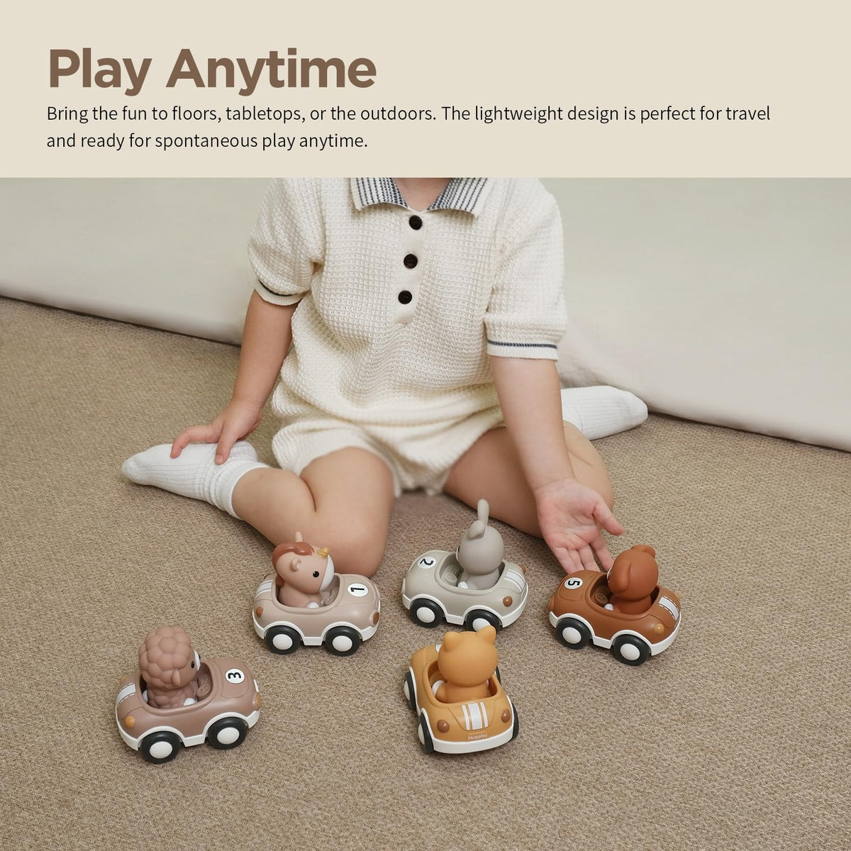 Nueplay puppet-enabled play inspires storytelling moments with caregivers.