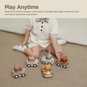 Nueplay puppet-enabled play inspires storytelling moments with caregivers.