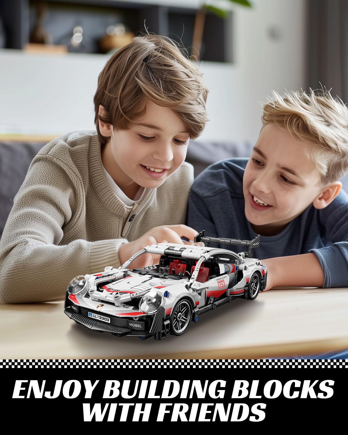 Nueris 1:18 Technic Super Sports Cars gift-ready box suits gifts