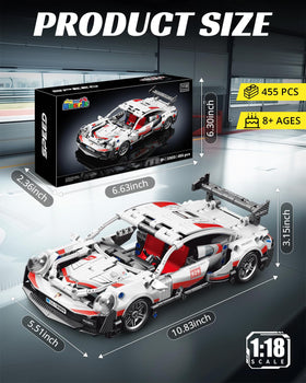 Nueris 1:18 Technic Super Sports Cars side decals highlight authentic detailing for collection