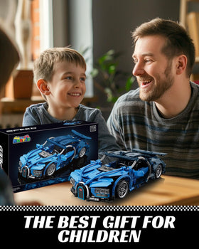 Nueris 1:18 Technic blue gift-ready box for unboxing gifting