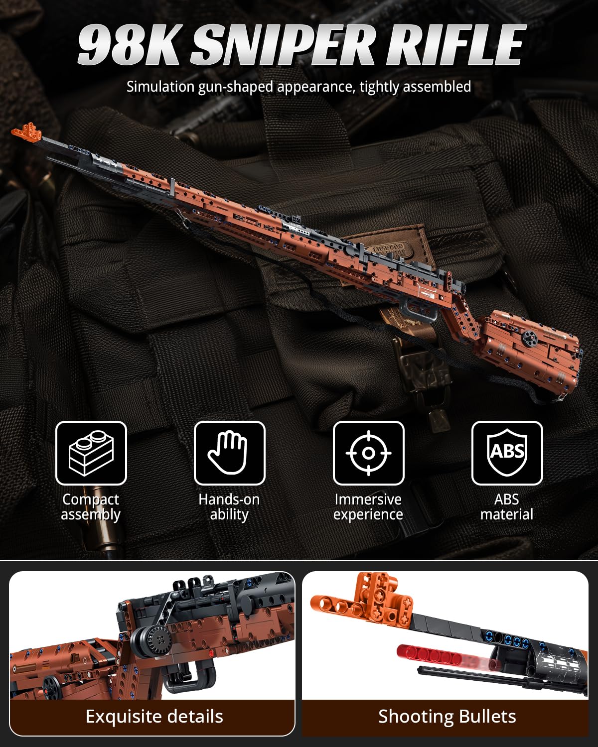 Nueris 98K assembly process demonstrates engaging, skill-building play for fans