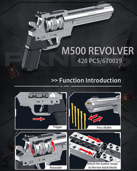 Nueris revolver packaging shows gift-ready presentation for collectors.
