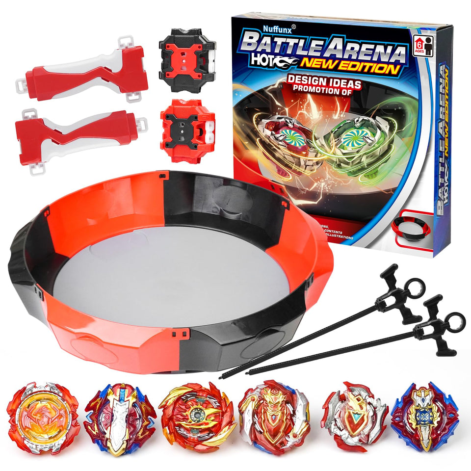 Nuffunx Battle Burst stadium arena offers ample space for intense battles.