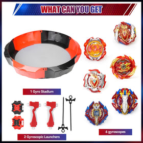 Nuffunx Battle Burst B120 multi-color-top helps identify matchups.