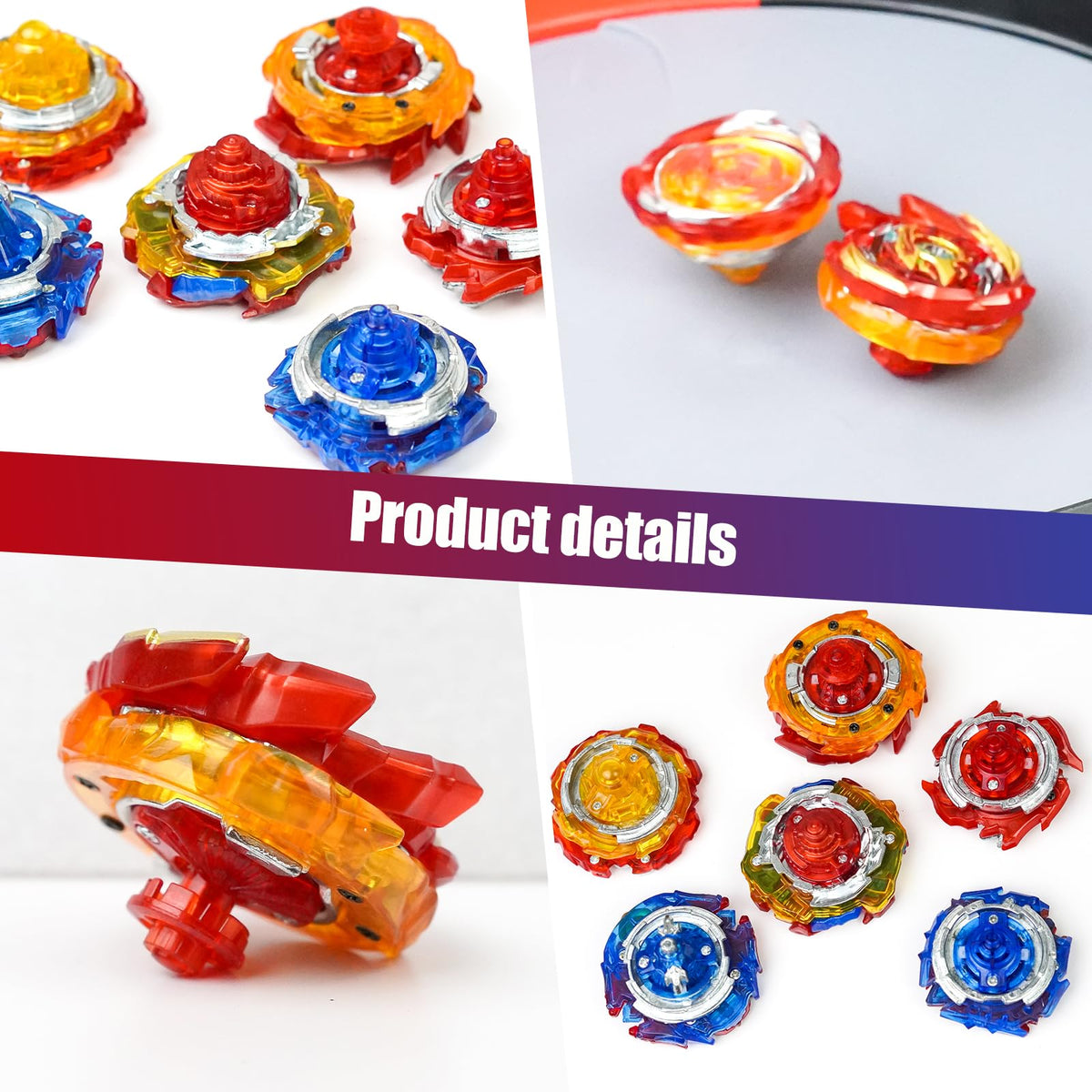 Nuffunx Battle Burst B92 orange-top enables fast spins.