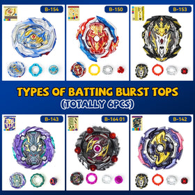 Nuffunx burst tops offer six unique designs for varied strategies.
