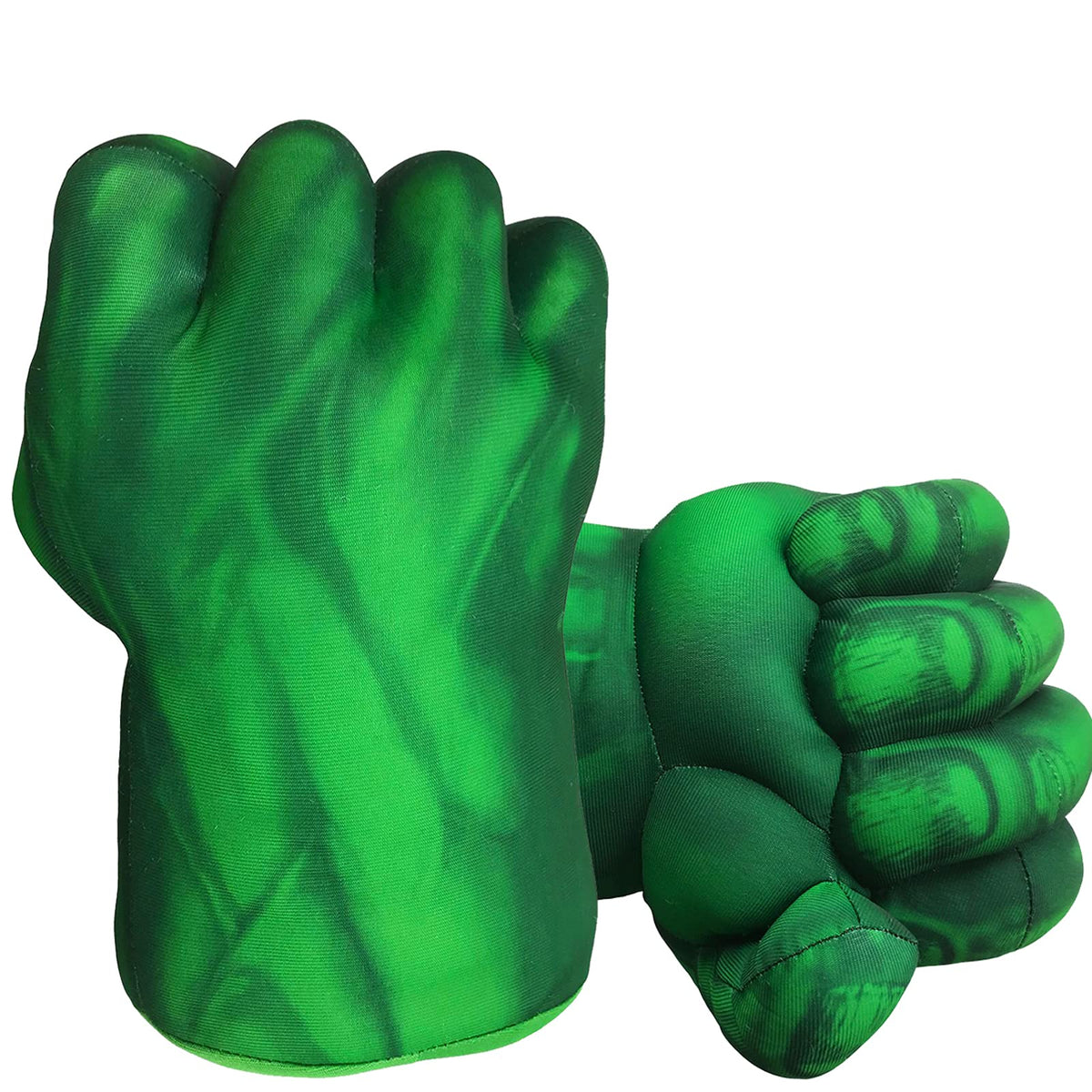 NuGeriAZ superhero hands for kids in green, ideal for playful boxing.