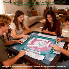Nugnurt pink mat makes a stylish gift for mahjong and board games