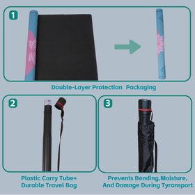 Nugnurt thick pink mat protects tables and reduces tile noise during games