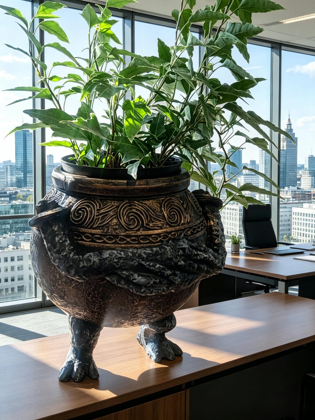 NULAOBA Pot Boy merch figure as desk decor for gaming spaces.