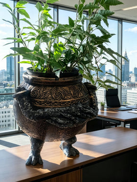 NULAOBA Pot Boy merch figure as desk decor for gaming spaces.