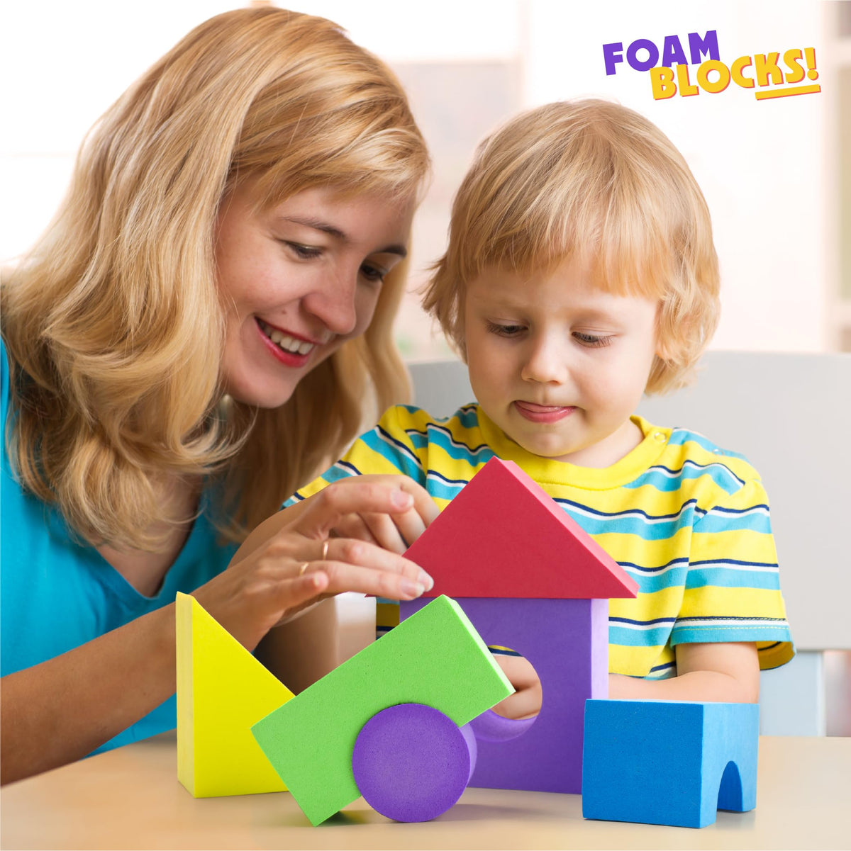 Number 1 in Gadgets Giant Foam Blocks sized for safe handling and reduced choking risk.