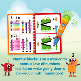 Numberblocks 60-page activity book cover features colorful Numberblocks artwork.