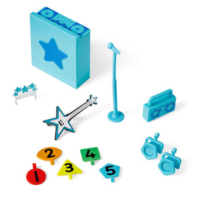 Numberblocks backdrop cards offer changing scenes to support counting stories