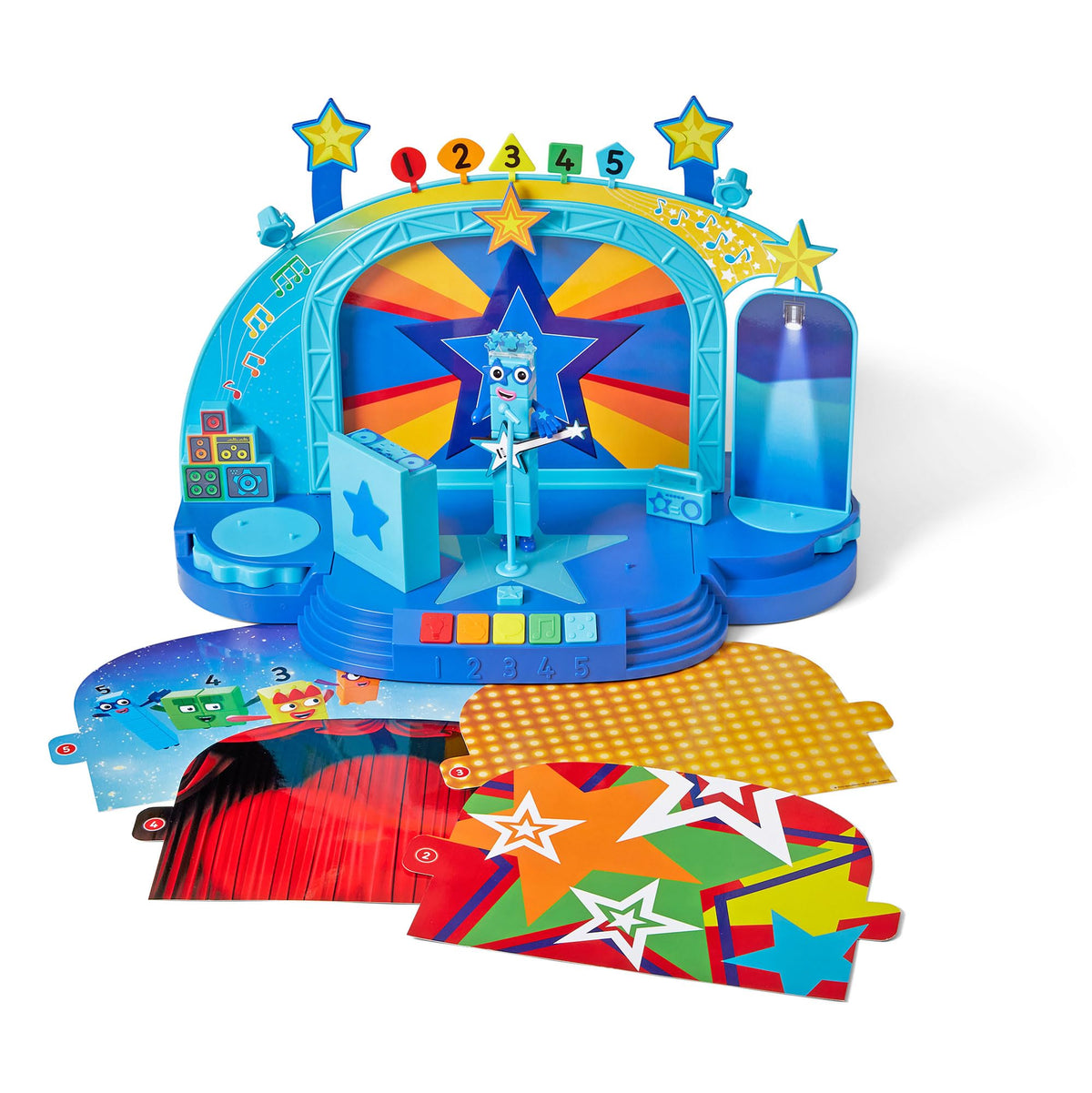 Numberblocks Five microphone for energetic, engaging sing-alongs and math-themed play