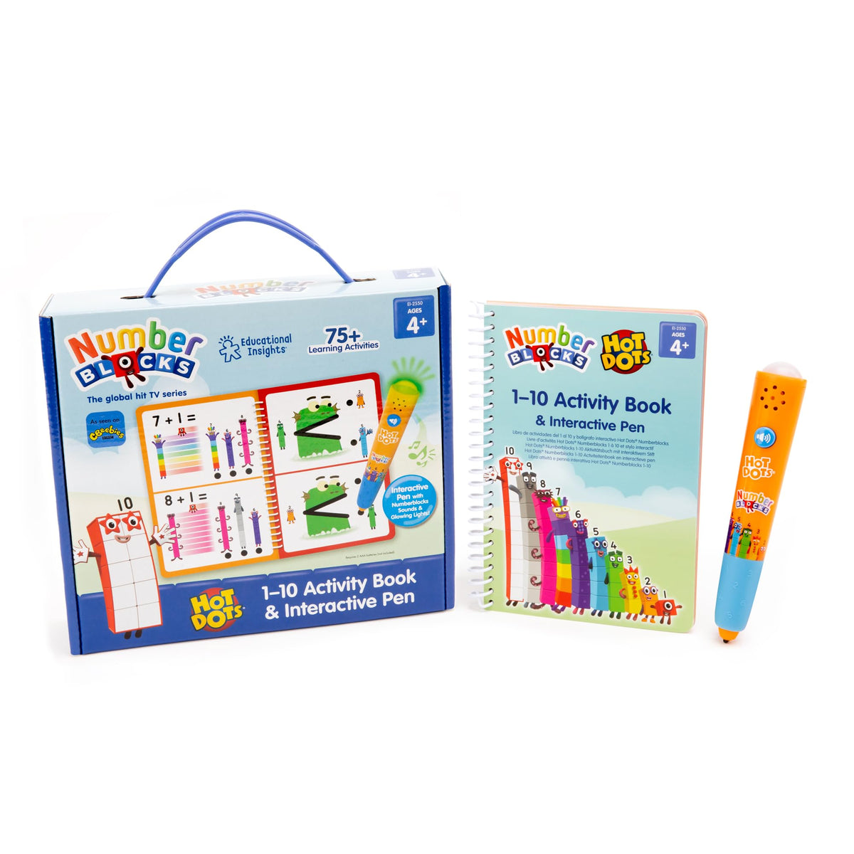 Numberblocks artwork and characters scene from Numberblocks enhances math activities.